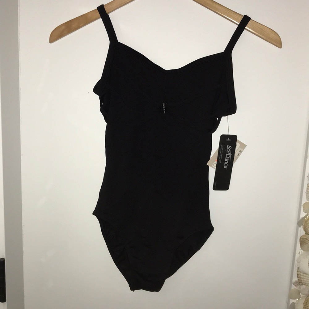 SoDanca black leotard